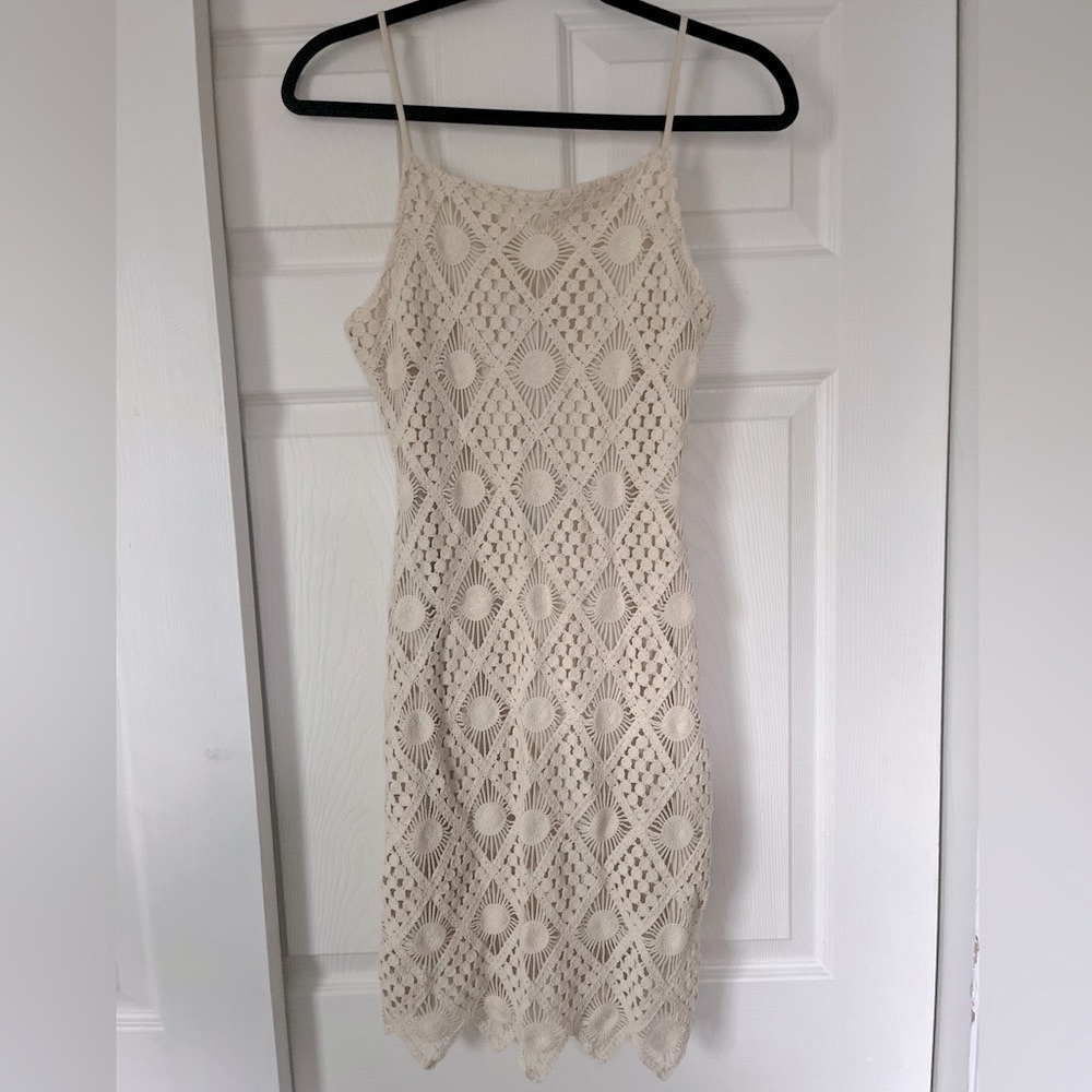 Fashion Nova Crochet mini dress medium